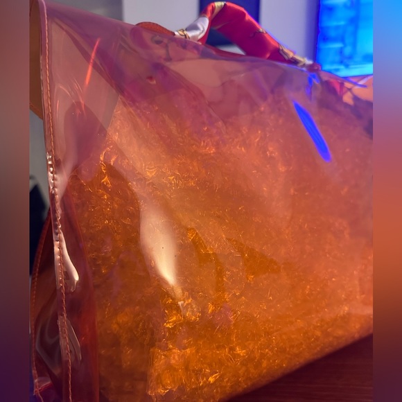 EUC: HERMÈS VINYL SOUVENIR DE L’EXPOSITION KELLY VINTAGE BAG - Picture 4 of 9